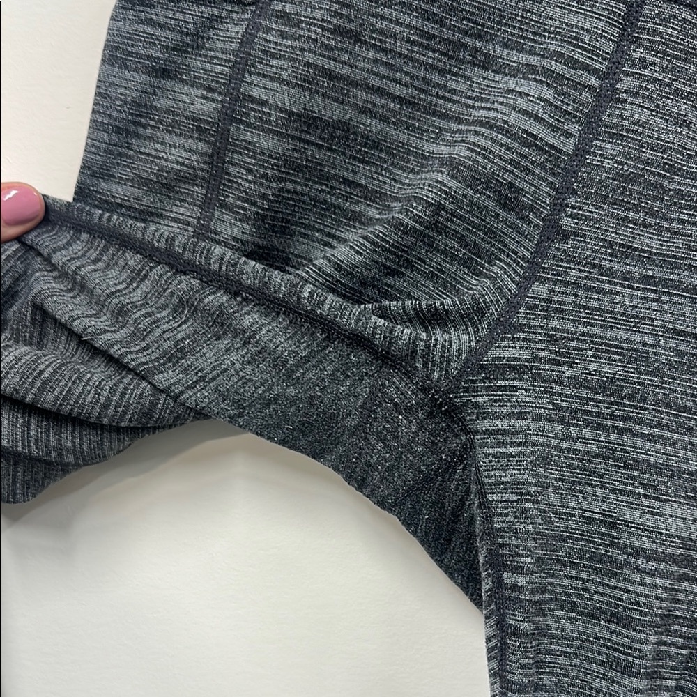 Athleta Gray High-Waisted Leggings M - Picture 3 of 6